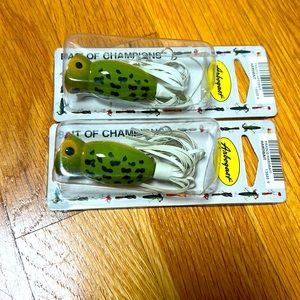 2 Arbogast Frog Fishing Lures